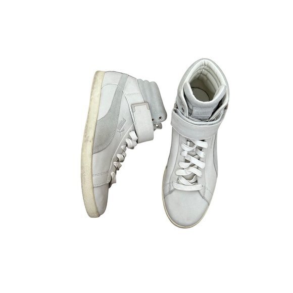 Puma Eco Ortholite White High-Top Sneakers Size 9 Mens Casual Shoes - Picture 1 of 7